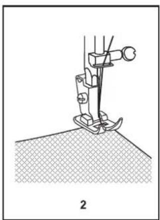 SINGER 3342 - Function of stitch length dial for when straight stitching - 2