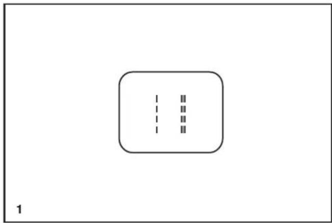 SINGER 3342 - Function of stitch length dial for when straight stitching - 1