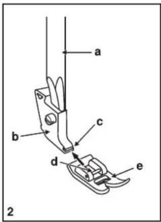 SINGER 3342 - □ Installing the Removable Extension Table - 2