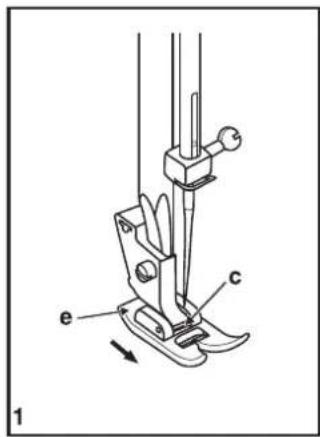 SINGER 3342 - □ Installing the Removable Extension Table - 1