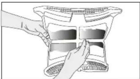 GRUNDIG GT76824WBPB - Lint filters (internal and external filters) / Cleaning of the Interior Surface of the Loading Door - 5