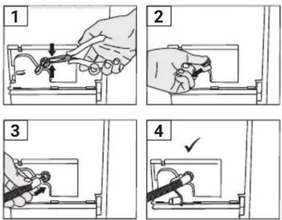 GRUNDIG GT76824WBPB - Connection of water drain hose on products with vapour feature - 1