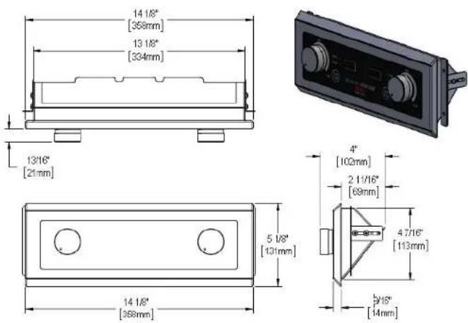 Spring USA SM-251-2CR - Mounting of the Control Panel: - 1