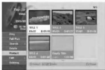 Video List Video 00:01 18:16 Time 1 05:01 0:01:05 Title 2 05:01 0:01:27 Title 3 05:01 0:01:05 Play Fall Play Search Delete Protect Edit Delining Title 4 05:01 0:01:05 Finds Tools Color Mode Select 0.025 fps 2x2x2x2