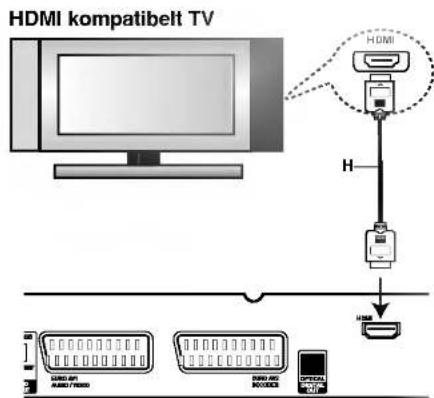 HDMI kompatibelt TV H HDMI