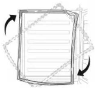 Scandomestic SKS 332 W - Reversing the door swing - 5
