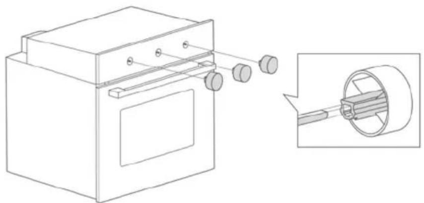 Scandomestic XO 6300 - Knop installation - 1