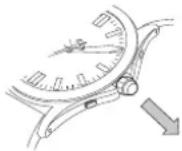 CITIZEN Eco-Drive AU1060-51G - Operating the Crown - 2