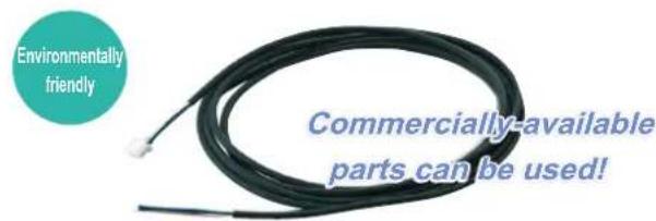 Environmentally friendly Commercially-available parts can be used!