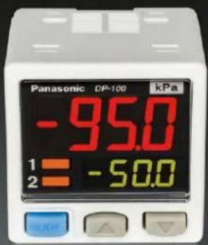 Panasonic DP-100 kPa -95.0 1 = -50.0 2 =