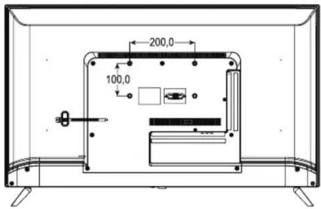Infiniton INTV-40AT790 - Instrucciones de montaje del soporte de pared - 4