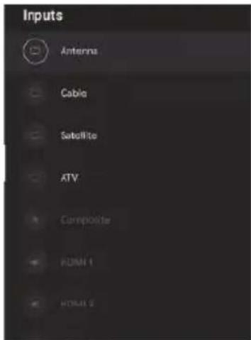 Infiniton INTV-40AT790 - Input menu - 5