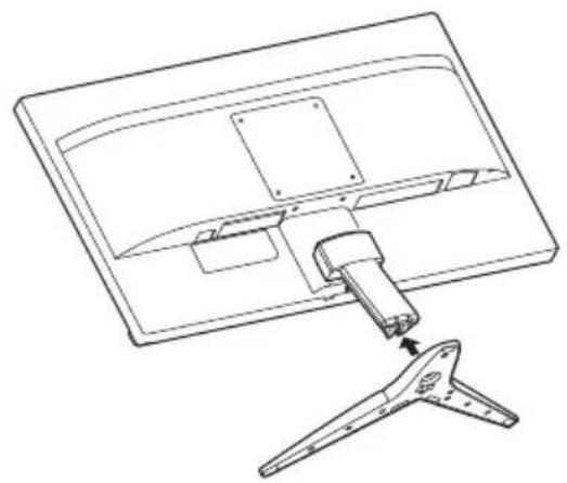 ACER KG251QH - Montering / fjernelse af fodstøtten - 2