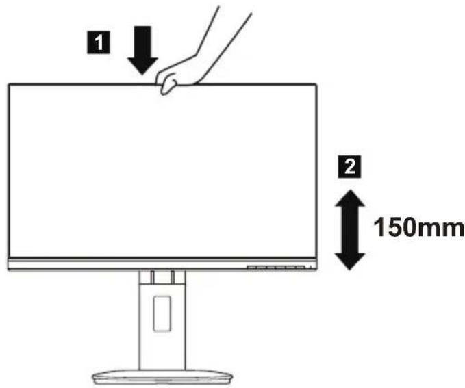 ACER XF250QD - • Højdeindstilling - 1