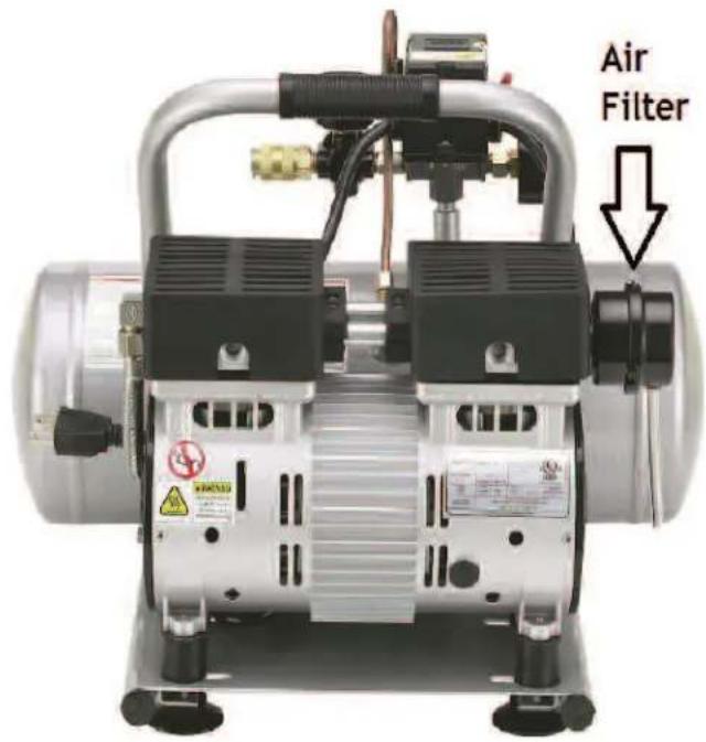 Air Filter WARNING