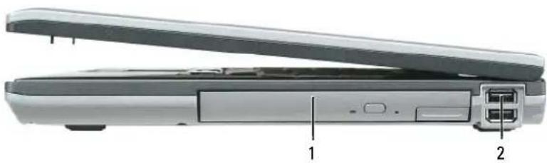 DELL Precision M4300 - Set fra højre - 1
