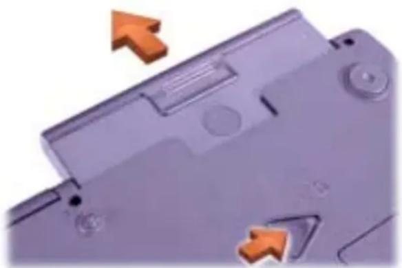 DELL Latitude C810 - Замена основной аккумуляторной батареи - 7
