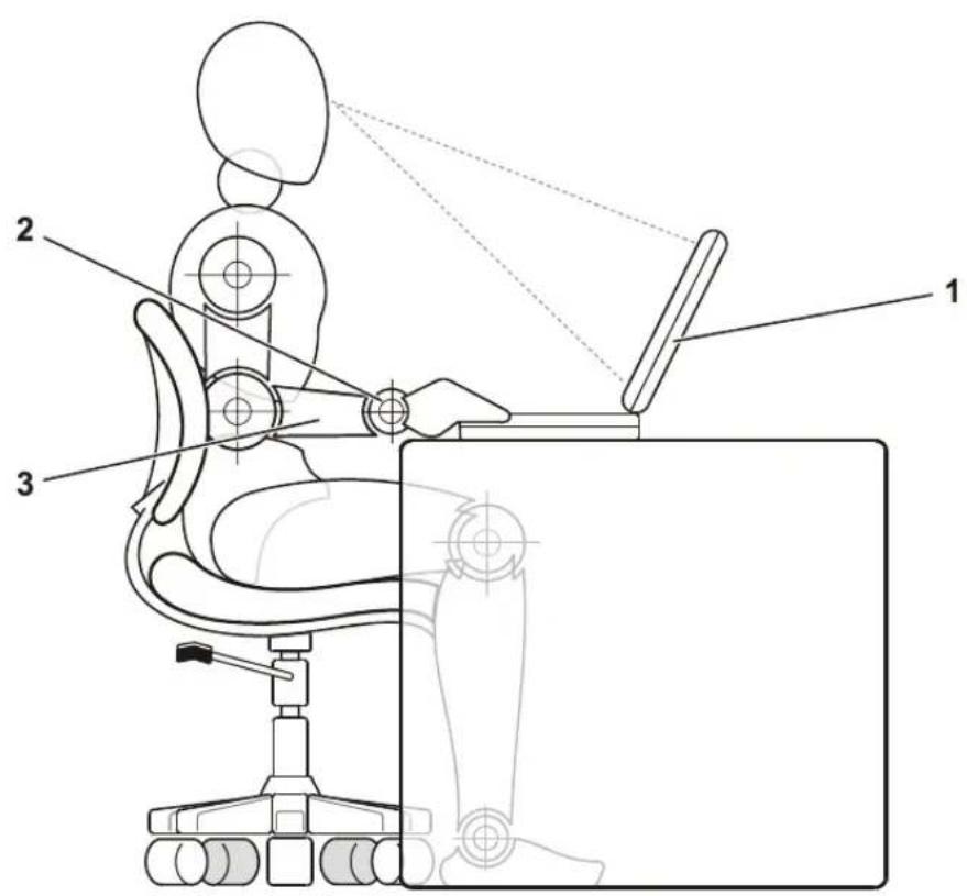 DELL Latitude C810 - Ergonomické návyky pri práci s počítačom - 3