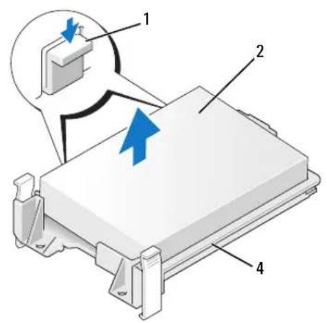 DELL Dimension 9200c - Installation af en harddisk - 2