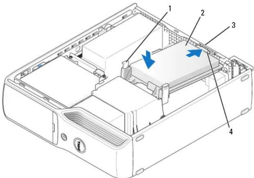 DELL Dimension 9200c - Installation af en harddisk - 5