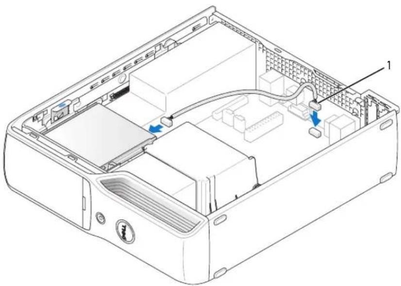DELL Dimension 9200c - Installation af en mediekortlæser - 2