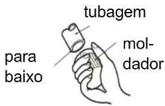 tubagem para baixo moldador