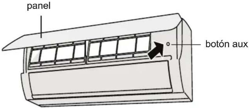 panel botón aux