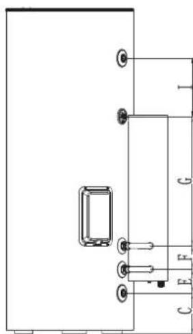 Toyotomi THMU408/1R32 - Outline dimension and parameter of water tank - 2