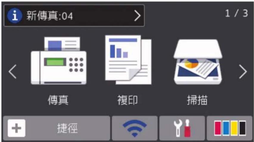 i 新傳真:04 1 / 3 傳真 複印 扫描 捷徑