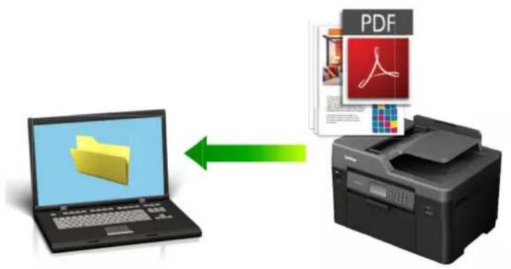 BROTHER MFC-J2730DW - 使用 ControlCenter4 進階模式將掃描資料以 PDF 檔案格式儲存到資料夾 (Windows) - 1