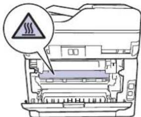 BROTHER DCP-L3517CDW - Papiret sidder fast i den bageste del af maskinen - 3