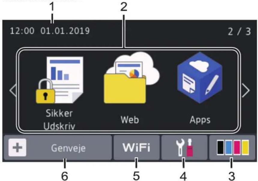 12:00 01.01.2019 Sikkur Udskriv Web Apps Genveje WiFi 3 4 5 6