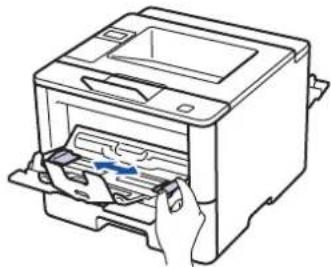 BROTHER HL-5590DN - 将厚纸和标签装入多功能进纸板并进行打印 - 4