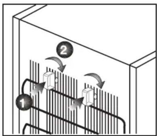 GRUNDIG GSNE 107E40 XN - Installere plastkilene - 1