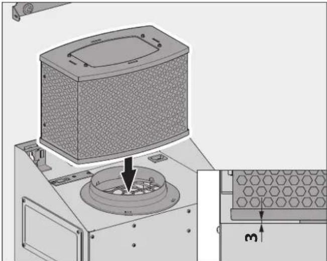 BERBEL BWH 90 GL - Installing filter (with recirculating and hybrid operation) - 1