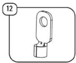 Simple line drawing of a mechanical component with a circular end and cylindrical body, enclosed in a rounded rectangular border (no text or symbols)