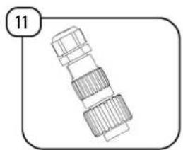 Technical line drawing of a mechanical component with no visible text or symbols