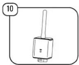 Simple line drawing of a mechanical component with a handle and base, no text or symbols present.