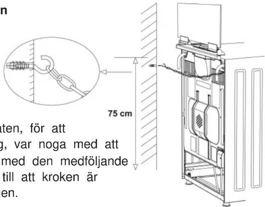 n 75 cm ten, för att g, var noga med att med den medföljande till att kroken är en.