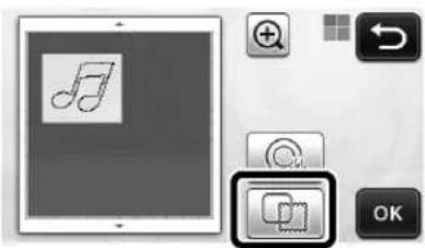 Mobile app interface screenshot showing music note icons and control buttons
