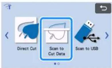 Direct Cut Scan to Cut Data Scan to USB