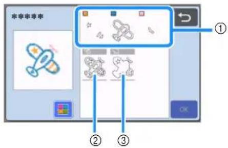 Screenshot of a software interface with three labeled UI elements: airplane, robot, and mouse, showing tool icons and status indicators.