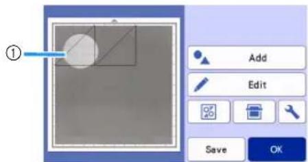 ① Add Edit Save OK