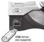 PANASONIC SC-AKX56 - Connecting a USB device - 1