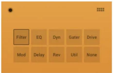 Filter EQ Dyn Gater Drive Mod Delay Rev Util None