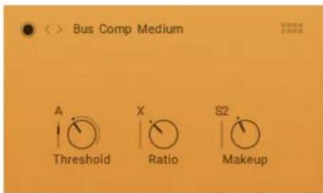 Bus Comp Medium A Threshold X Ratio S2 Makeup