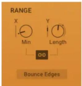 RANGE X Min Y Length Bounce Edges