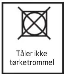 Tåler ikke tørketrommel