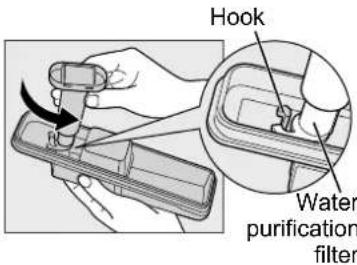 Hook Water purification filter