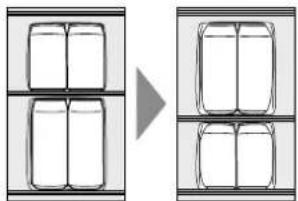PANASONIC NR-F603GT-WU - Glass tray (only the second shelf from the top) - 3